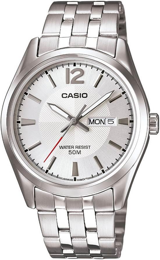 Casio MTP-1335D-7AVDF Takvimli 38 mm Çelik Kordon Analog Kol Saati