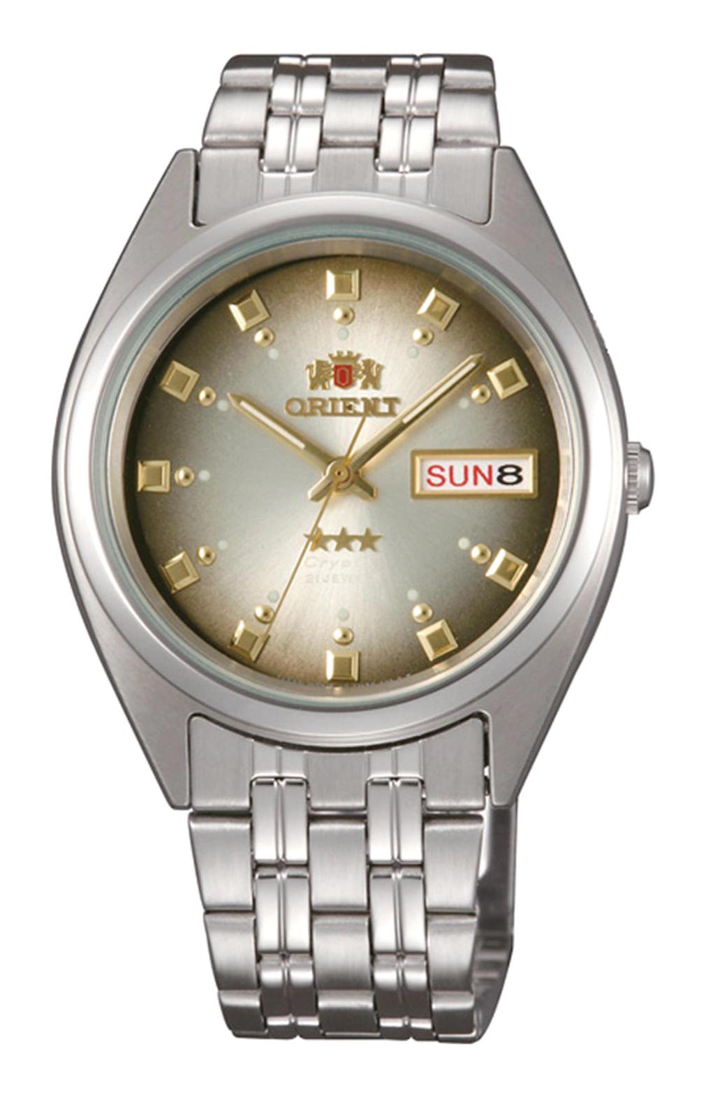 Orient FAB00009P9 Takvimli Çelik Kordon Analog Erkek Kol Saati