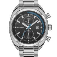 Northwest NW-2103-A Takvimli 45 mm Çelik Kordon Analog Erkek Kol Saati