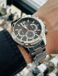 Ferrucci FC.14205FM.01 Takvimli 43 mm Çelik Kordon Analog Erkek Kol Saati