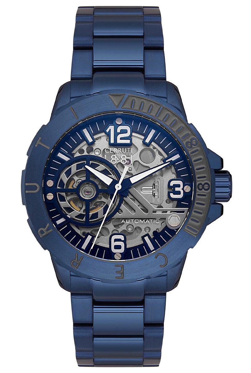 Cerruti 1881 CIWGL0030804 44 mm Lacivert Çelik Kordon Analog Erkek Kol Saati