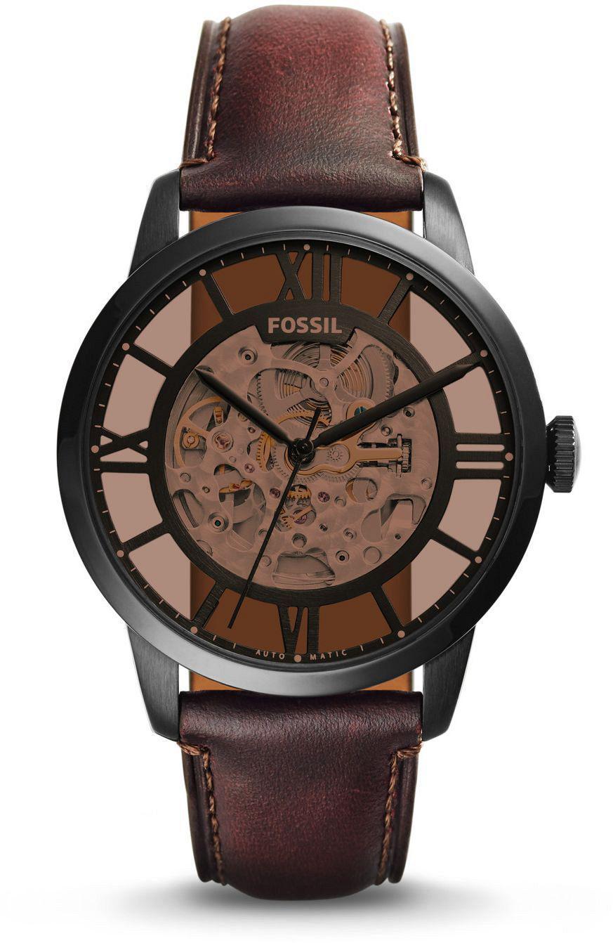 Fossil ME3098 44 mm Kahverengi Deri Kordon Analog Erkek Kol Saati