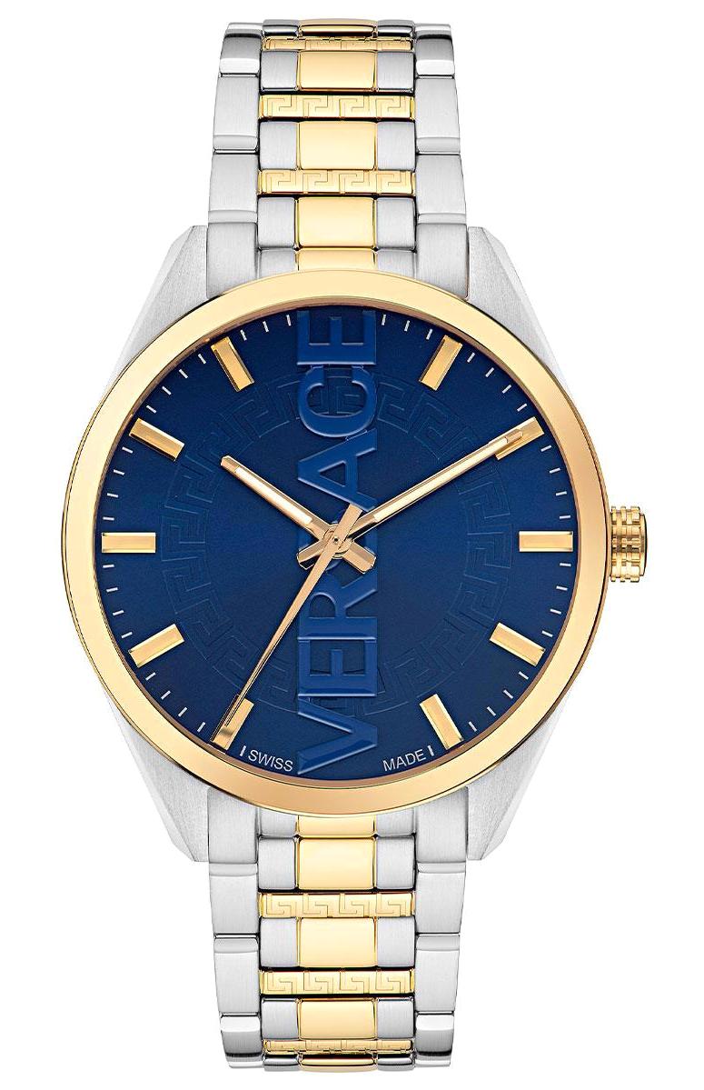 Versace VRSCVE3H00422 42 mm Altın-Çelik Kordon Analog Erkek Kol Saati