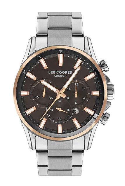 Lee Cooper LC07167.550 Takvimli 46-50 mm Çelik Kordon Analog Erkek Kol Saati
