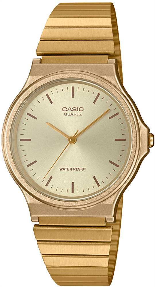 Casio MQ-24G-9EDF 35 mm Altın Çelik Kordon Analog Erkek Kol Saati