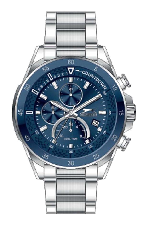 Slazenger SL.09.2056.2.02 Takvimli 47 mm Çelik Kordon Analog Erkek Kol Saati