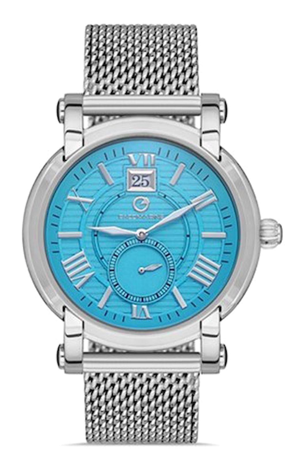 Pacomarine PM.51077.13 Takvimli 42 mm Çelik Kordon Analog Erkek Kol Saati