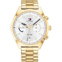 Tommy Hilfiger TH1791726 Takvimli 44 mm Altın Çelik Kordon Analog Erkek Kol Saati