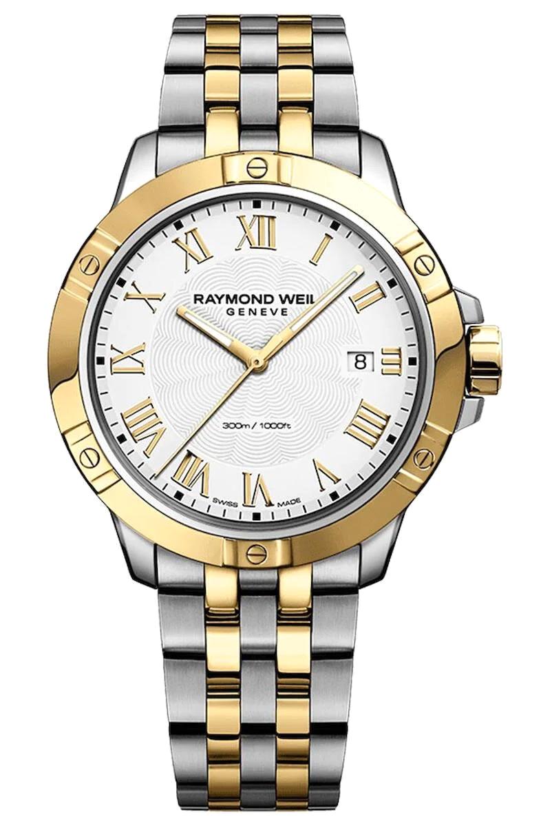 Raymond Weil RW8160STP00308 Takvimli 41 mm Altın-Çelik Kordon Analog Erkek Kol Saati