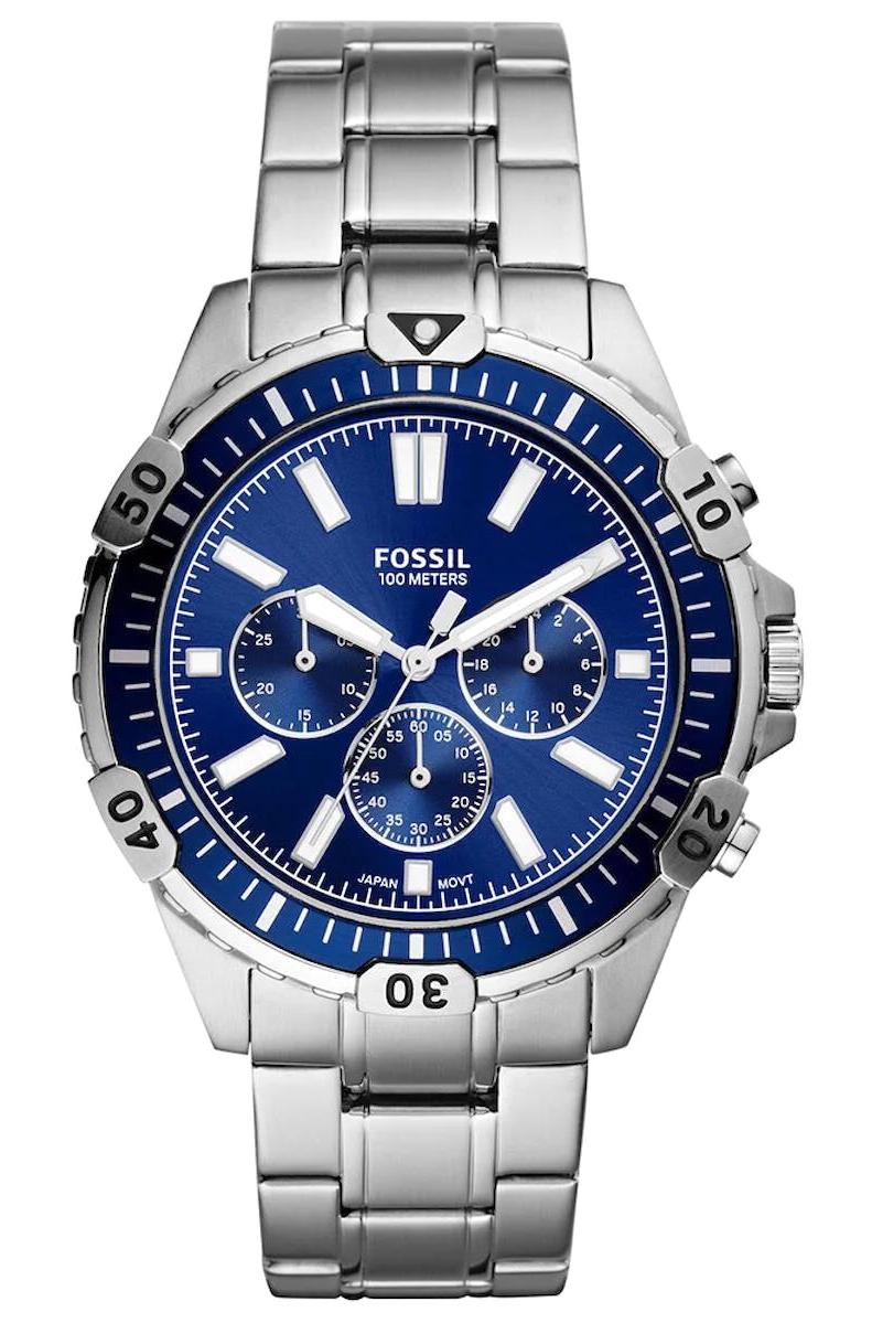 Fossil FS5623 Takvimli 44 mm Çelik Kordon Analog Erkek Kol Saati