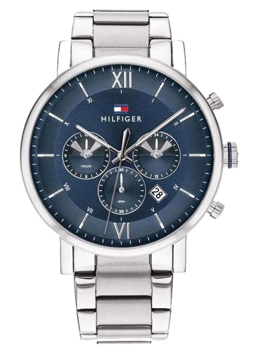 Tommy Hilfiger TH1710409 Takvimli 44 mm Çelik Kordon Analog Erkek Kol Saati
