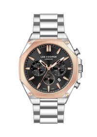 Lee Cooper LC07710.550 Takvimli Çelik Kordon Analog Erkek Kol Saati