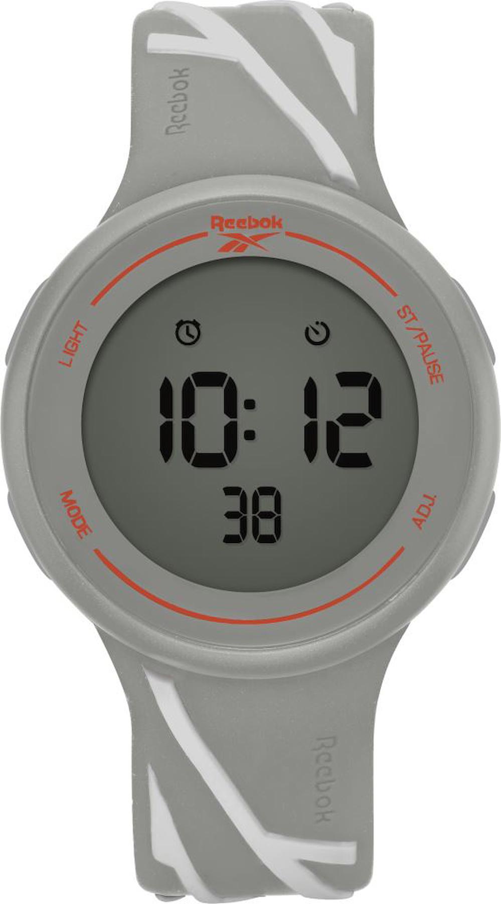 Reebok RV-ELI-U9-PSIS-WS 44 mm Gri Plastik Kordon Analog Erkek Kol Saati