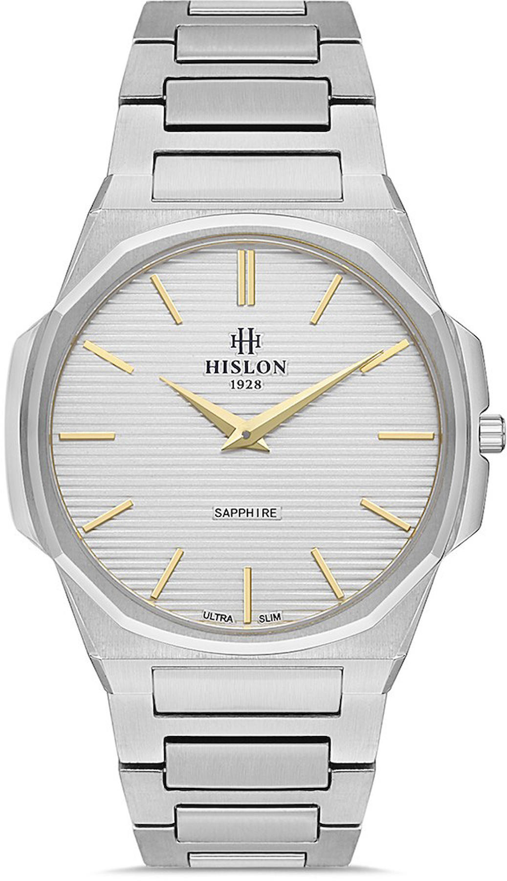 Hislon HİSLON CL127S-02SG 40 mm Çelik Kordon Analog Kol Saati