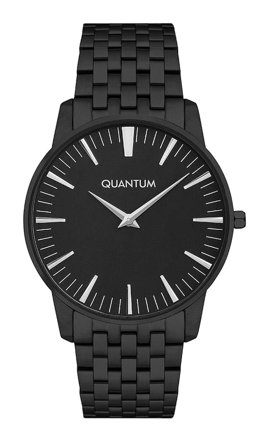 Quantum ADG934.650 42 mm Siyah Çelik Kordon Analog Erkek Kol Saati