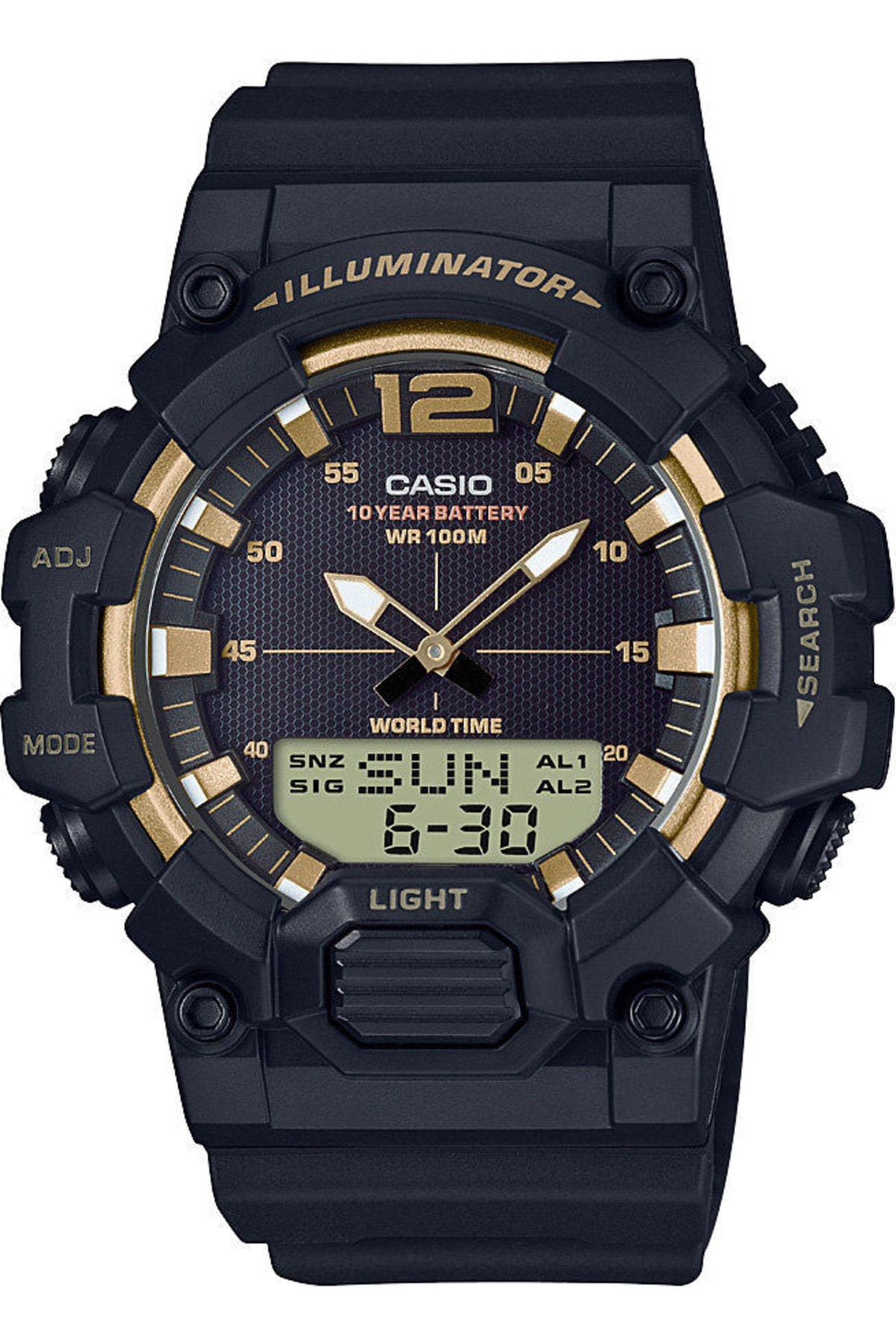 Casio Hdc-700-9avdf Takvimli 48.8 mm Siyah Çelik Kordon Analog Erkek Kol Saati
