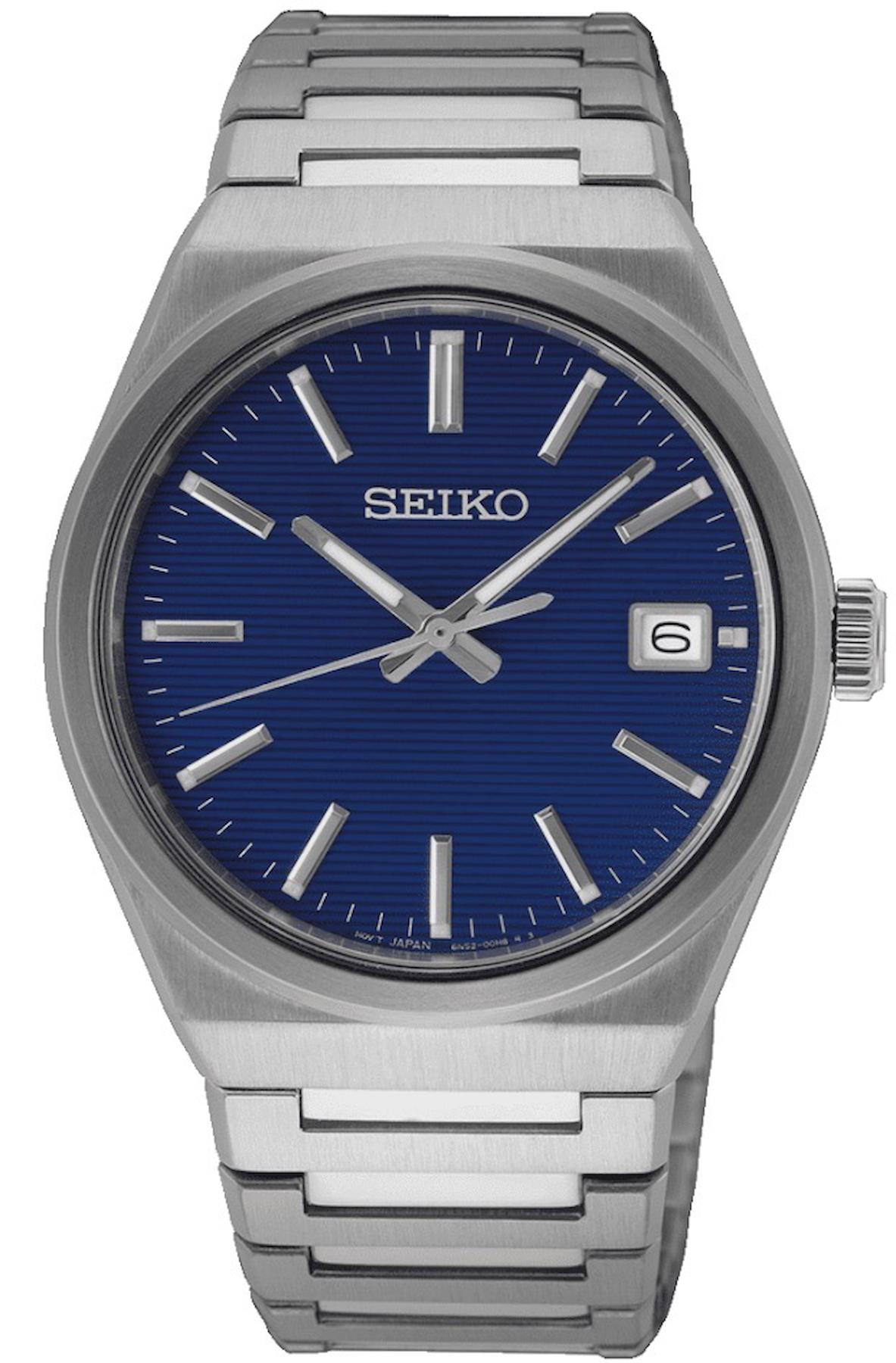 Seiko SUR555P Takvimli 39 mm Çelik Kordon Analog Erkek Kol Saati