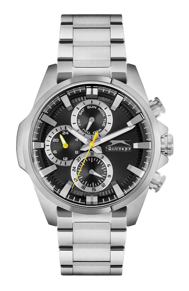 Slazenger SL.09.1763.2.06 Takvimli 46-50 mm Çelik Kordon Analog Erkek Kol Saati
