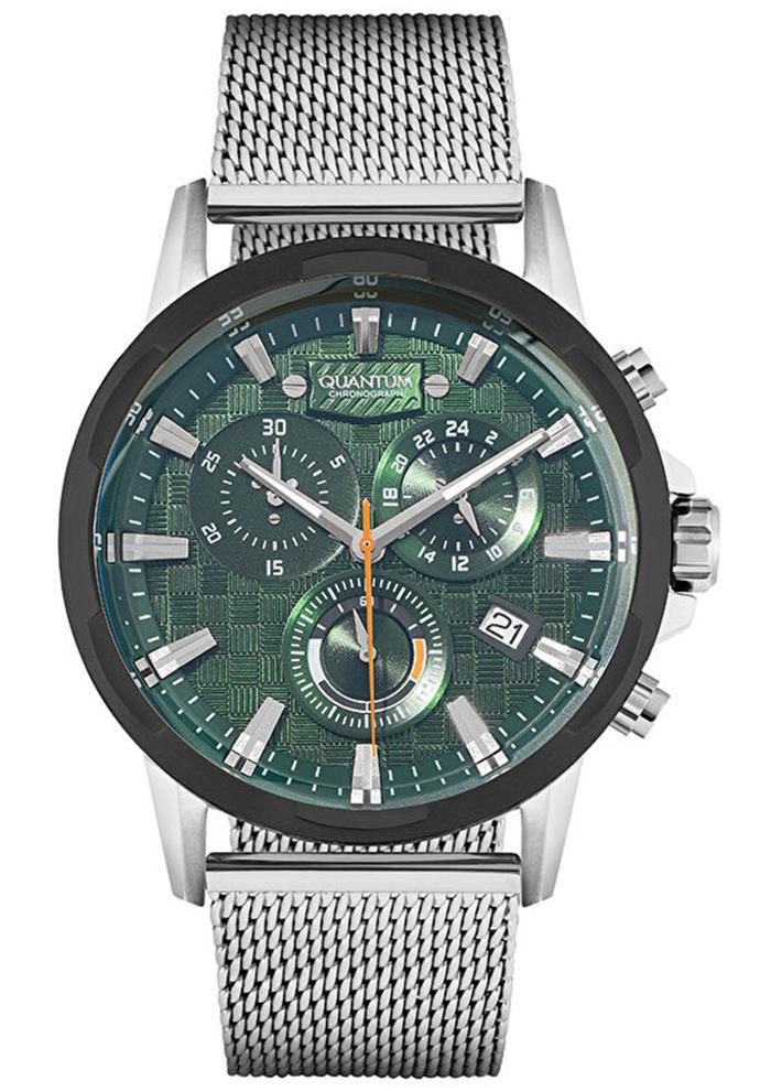 Quantum PWG865.370 Takvimli 45 mm Çelik Kordon Analog Erkek Kol Saati