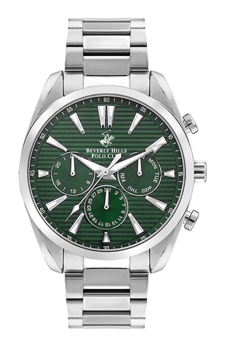 Beverly Hills Polo Club BP3336X370 41-45 mm Çelik Kordon Analog Erkek Kol Saati