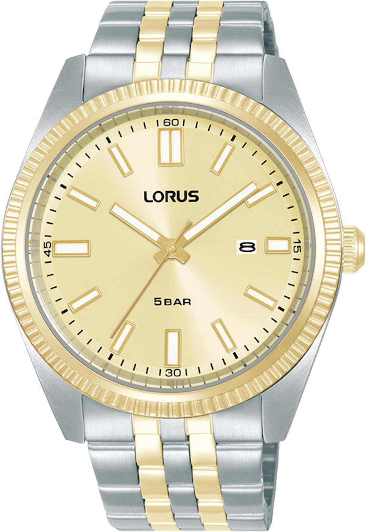 Lorus RH972QX9 Takvimli 42 mm Çelik Kordon Analog Erkek Kol Saati