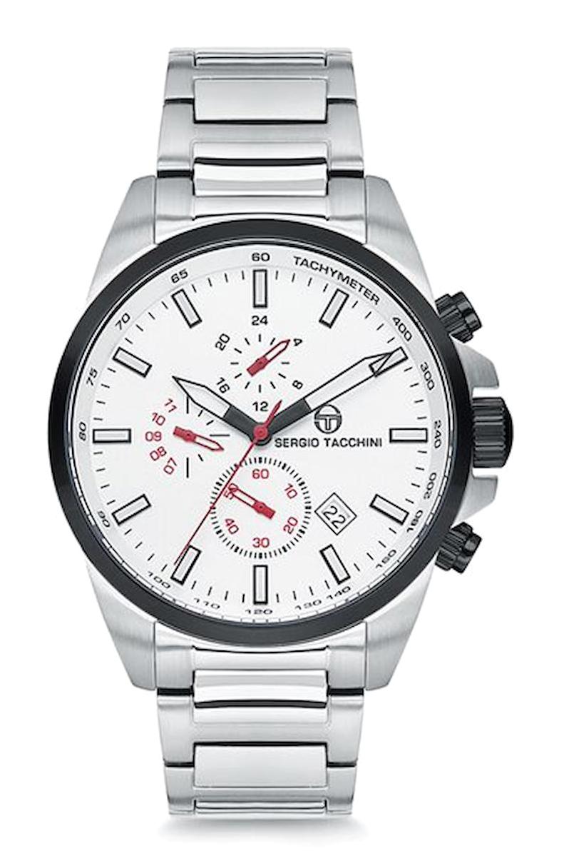 Sergio Tacchini ST.8.117.05 Takvimli 41-45 mm Çelik Kordon Analog Erkek Kol Saati