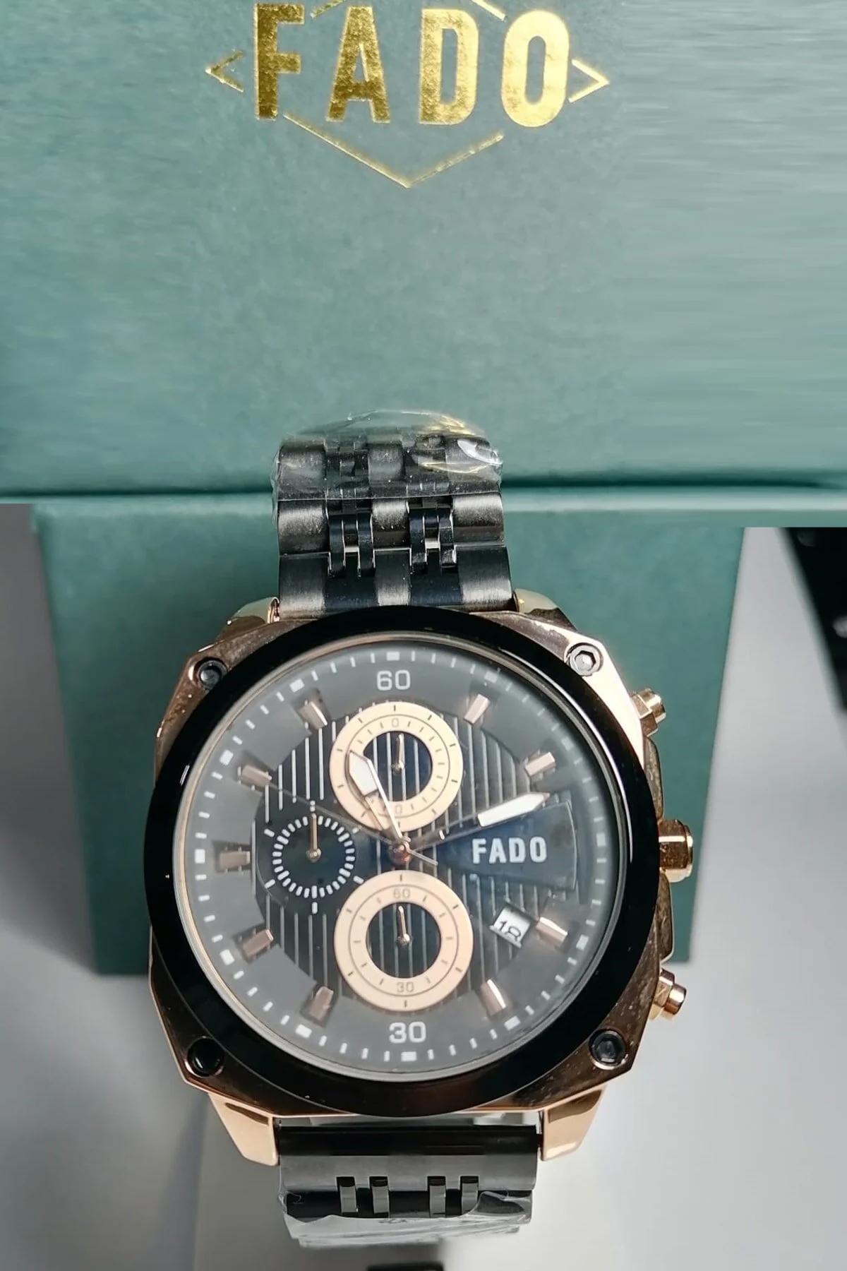 Q&Q RH 0150 Takvimli Gri Kordon Analog Kol Saati