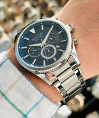 Ferrucci FCF.13907FM.03 Takvimli 43 mm Çelik Kordon Analog Erkek Kol Saati