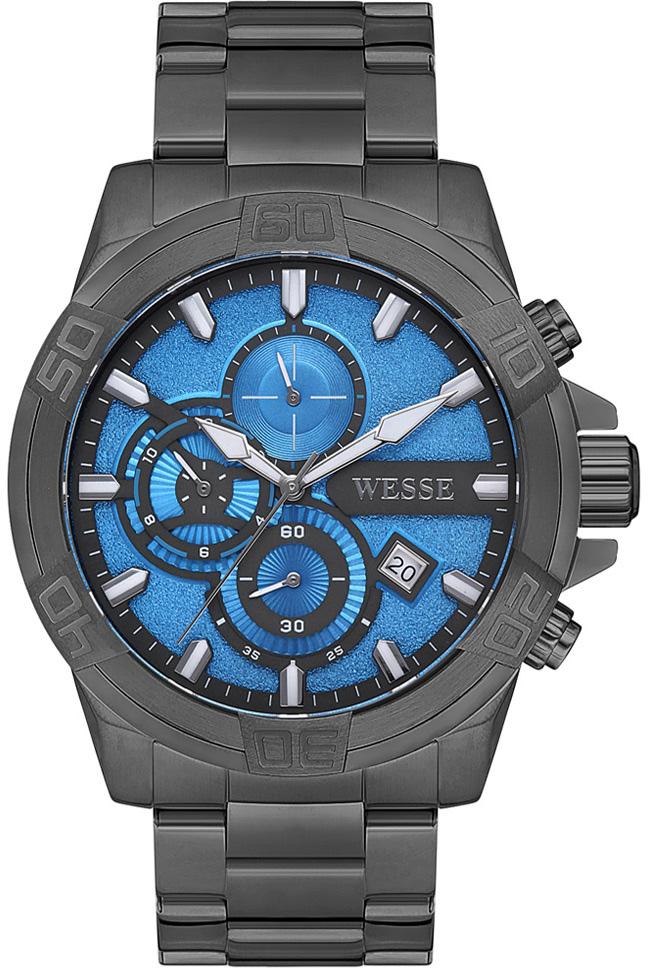 Wesse WWG800805 Füme Çelik Kordon Analog Erkek Kol Saati