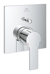 Grohe Allure 19315001 Krom Aç Kapa Ankastre Kare Banyo Bataryası Gri