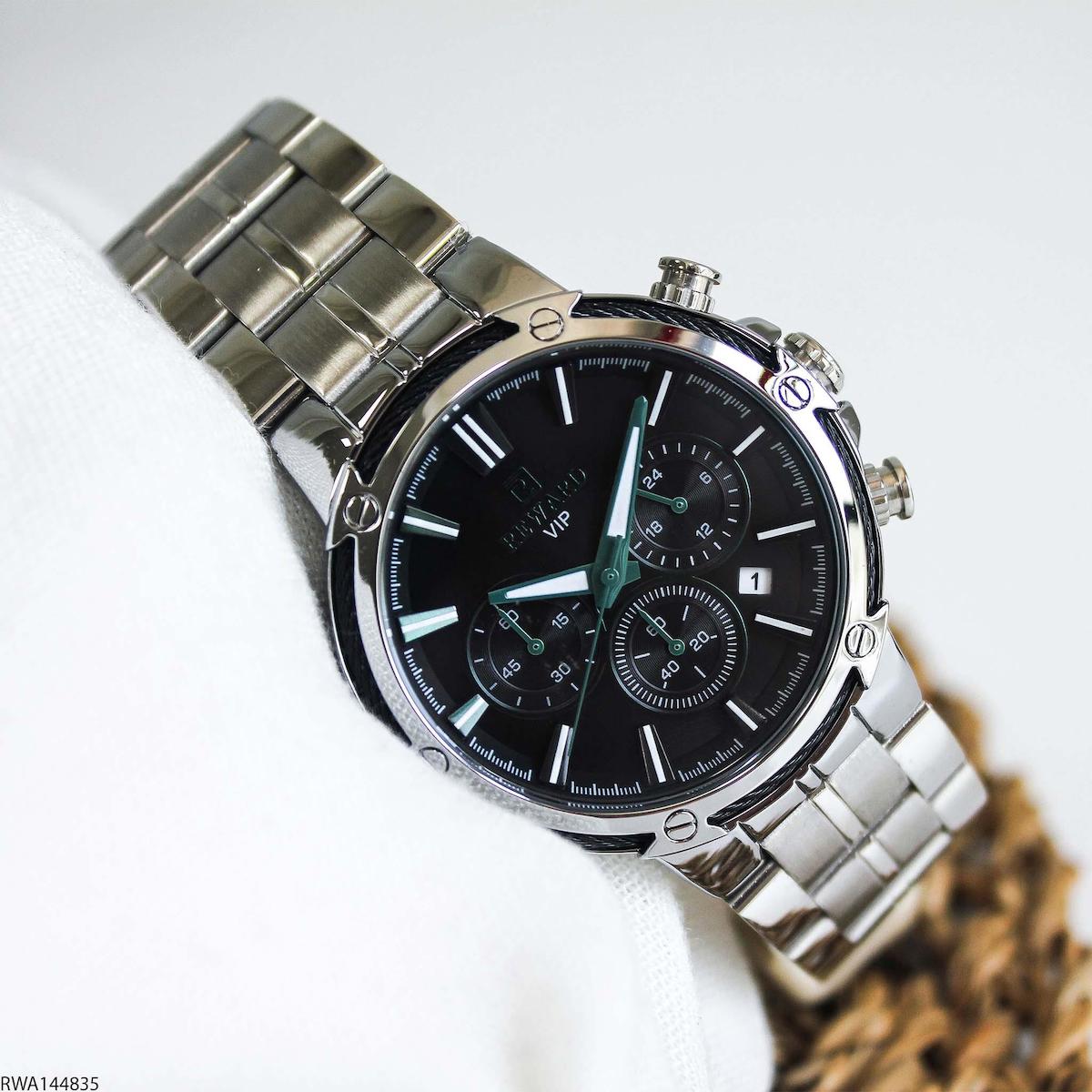 Reward RWA144835 Takvimli 45 mm Çelik Kordon Analog Erkek Kol Saati