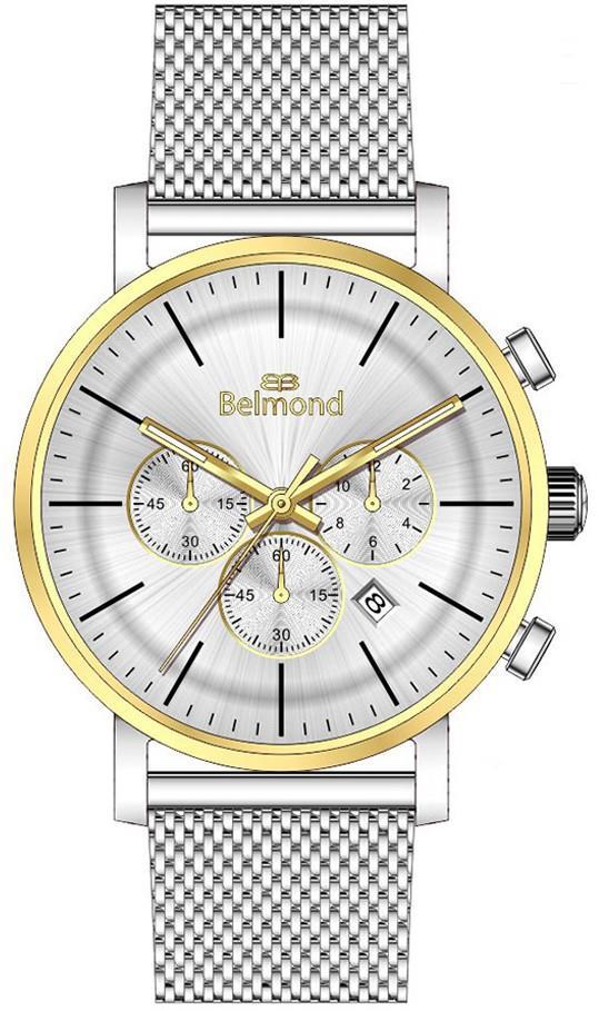 Belmond KNG1009230 Takvimli 41-45 mm Çelik Kordon Analog Erkek Kol Saati