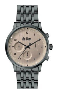 Lee Cooper LC06969.060 Takvimli 43 mm Çelik Kordon Analog Erkek Kol Saati