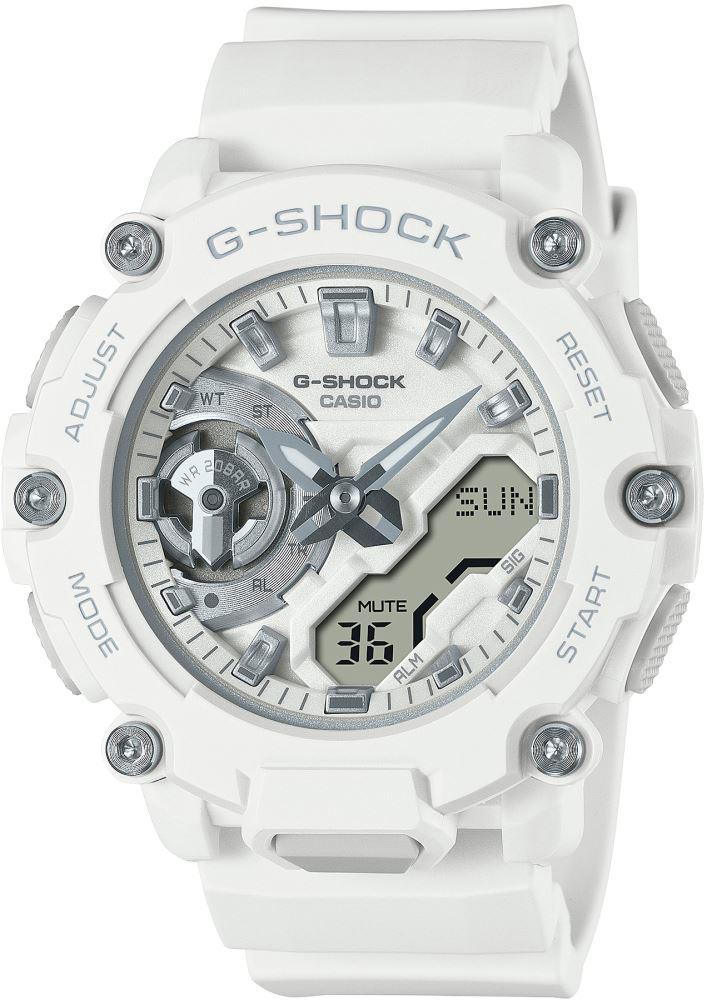 Casio GMA-S2200M-7A Takvimli 45.7 mm Beyaz Silikon Kordon Analog Kol Saati