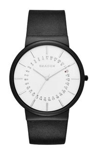 Skagen SKW6243 Takvimli 40 mm Siyah Deri Kordon Analog Kol Saati