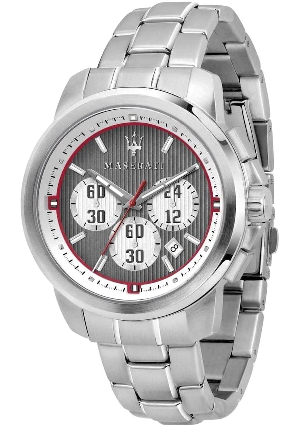 Maserati R8873637003 Takvimli 45 mm Çelik Kordon Analog Erkek Kol Saati