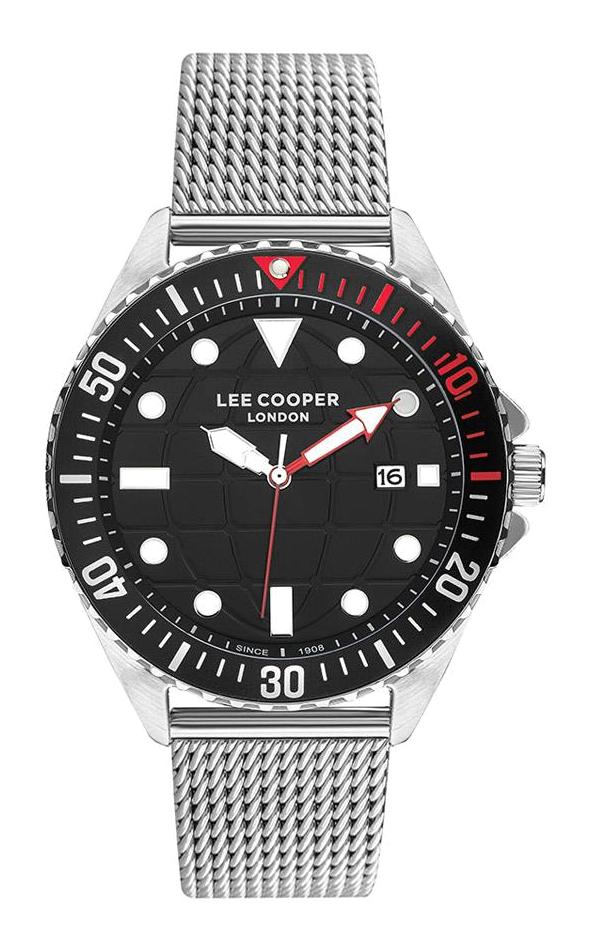 Lee Cooper LC07542.350 Takvimli 45 mm Çelik Kordon Analog Erkek Kol Saati