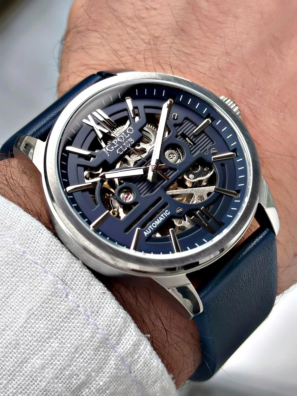Jg. Polo Club JPC12233954A03 Lacivert Deri Kordon Analog Erkek Kol Saati