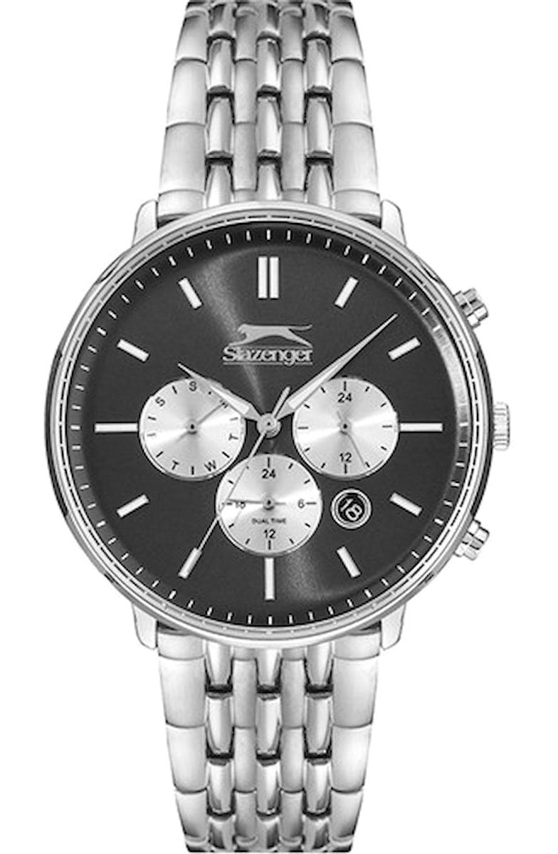 Slazenger SL.09.1830.2.01 Takvimli 43 mm Çelik Kordon Analog Erkek Kol Saati