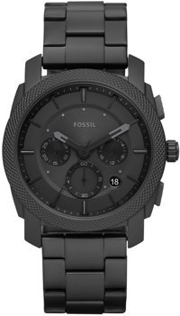 Fossil FFS6015 Takvimli 42 mm Siyah Çelik Kordon Analog Erkek Kol Saati
