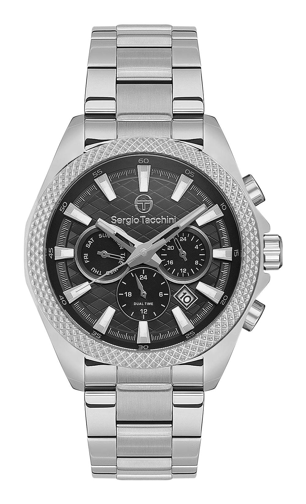 Sergio Tacchini ST.1.10411.1 Takvimli 45 mm Çelik Kordon Analog Erkek Kol Saati