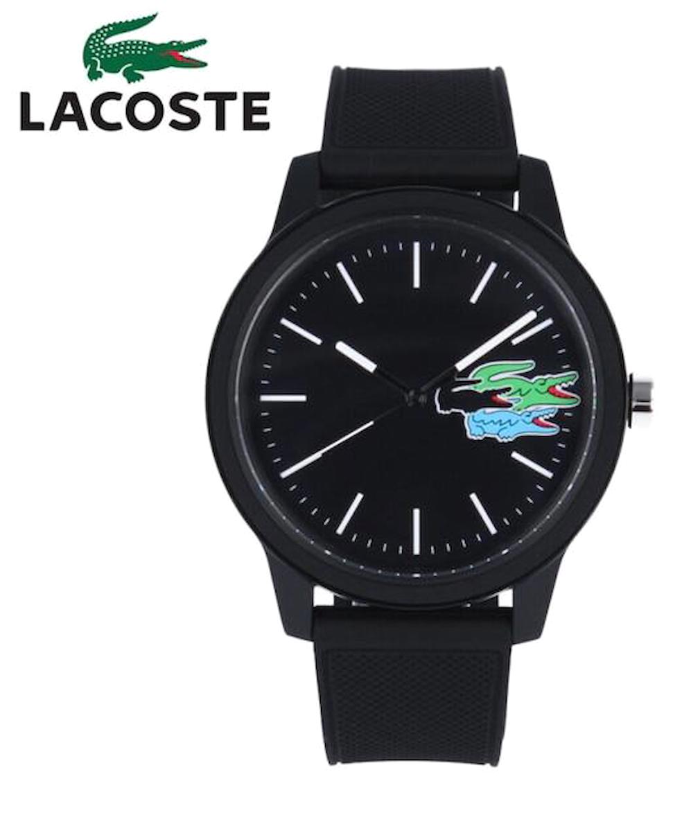 Lacoste LAC2011134 Siyah Kordon Analog Erkek Kol Saati