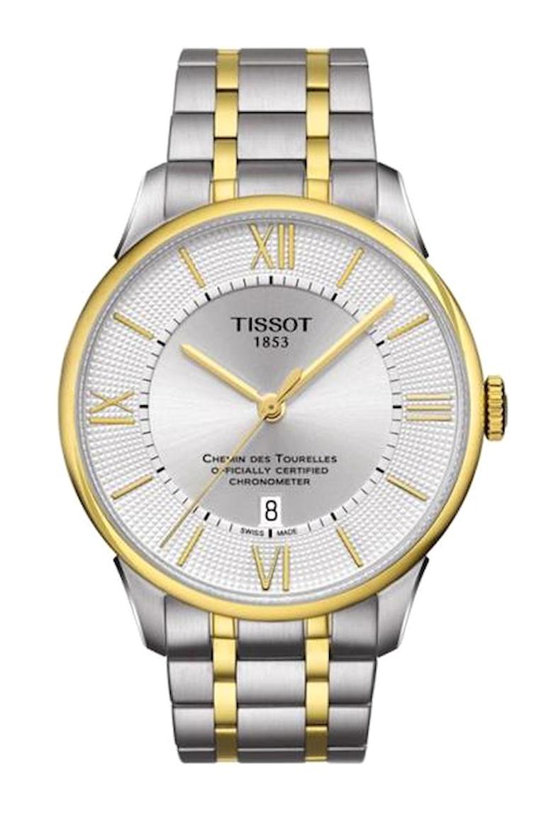 Tissot T0994082203800 Takvimli 44 mm Altın-Çelik Kordon Analog Kol Saati