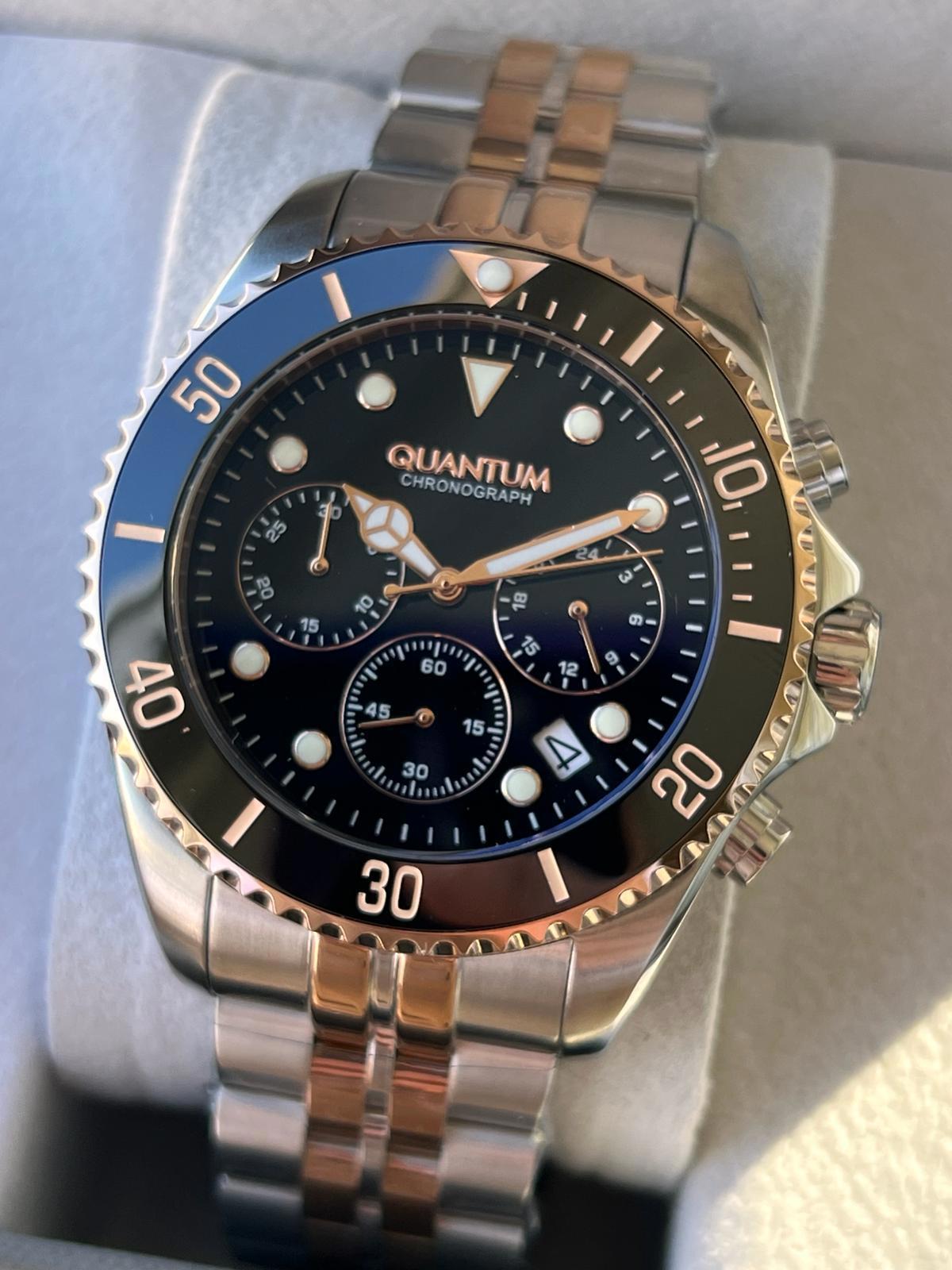 Quantum PWGE930.550 Takvimli 46 mm Çelik Kordon Analog Erkek Kol Saati