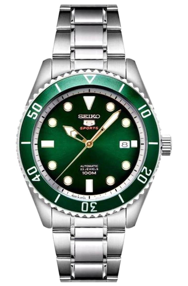 Seiko SRPB93J Takvimli 44 mm Çelik Kordon Analog Erkek Kol Saati