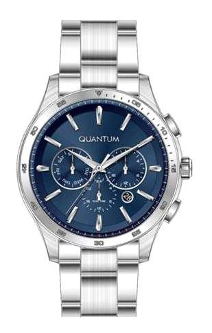 Quantum PWG1009.390 Takvimli 45 mm Çelik Kordon Analog Kol Saati