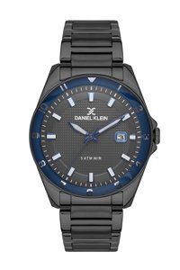 Daniel Klein DK.1.13534.5 Takvimli 44 mm Antrasit Metal Kordon Analog Erkek Kol Saati