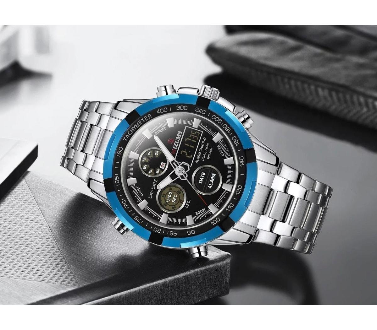 Sewor TYC00562098992 Takvimli 46-50 mm Metal Kordon Analog Erkek Kol Saati