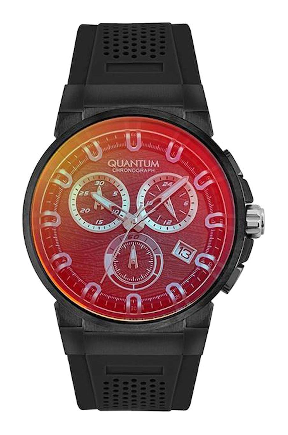 Quantum HNG817.651 Takvimli 44 mm Siyah Çelik Kordon Analog Erkek Kol Saati