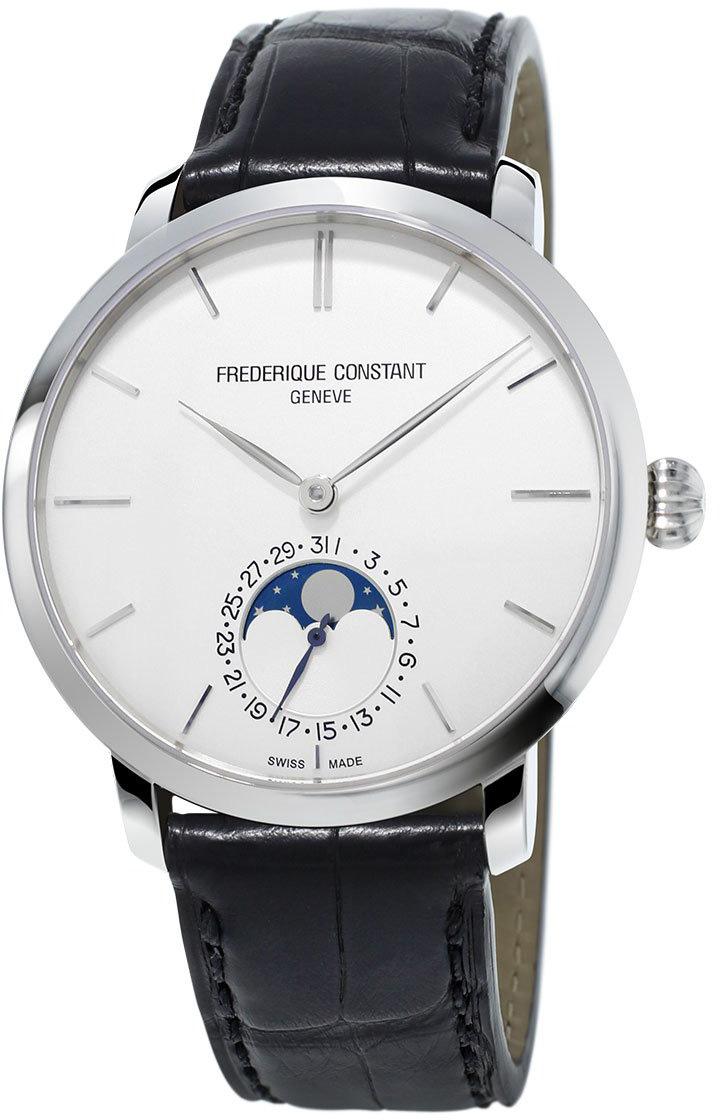 Frederique Constant FC705S4S6 Takvimli 42 mm Siyah Deri Kordon Analog Kol Saati